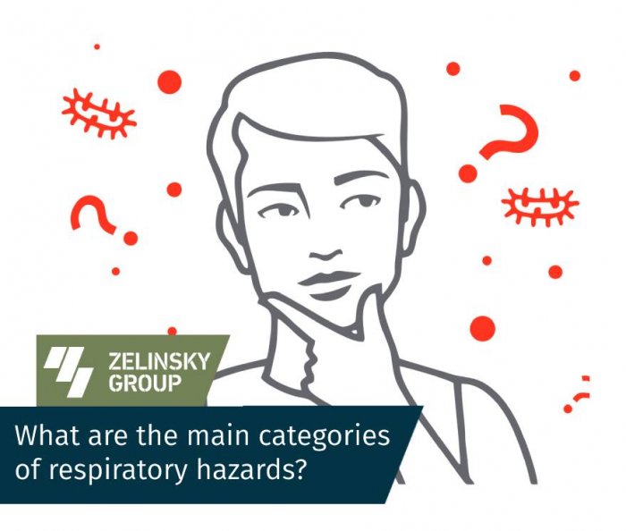 What are the main categories of respiratory hazards?