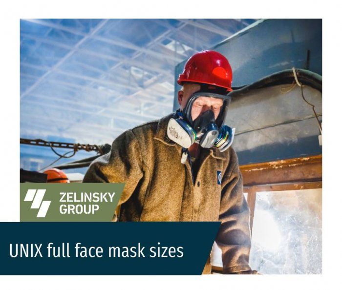 UNIX full face mask sizes